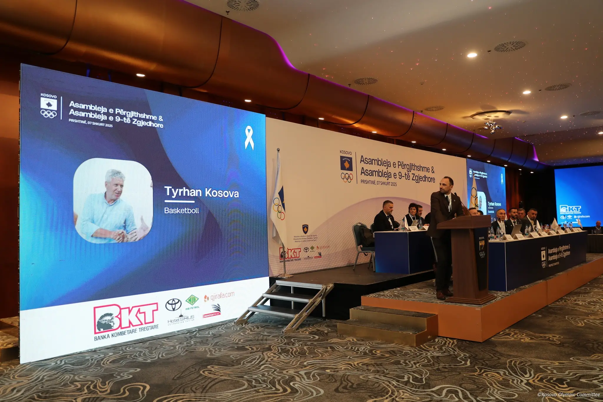 Komiteti Olimpik i Kosovës kujton kontribuuesit nga basketbolli